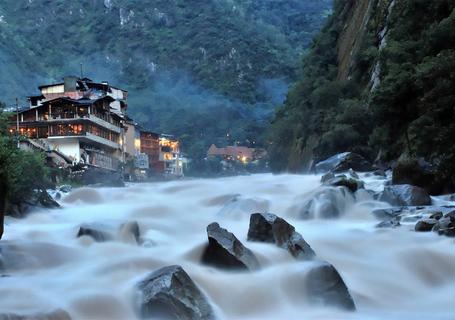 Aguas Calientes  town