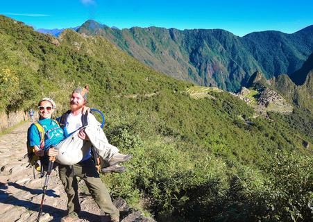 Arriving at Machu Picchu in its glory