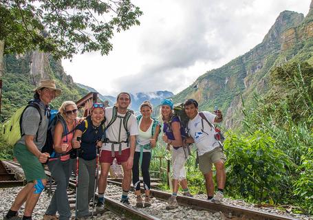 Arriving to Machu Picchu town