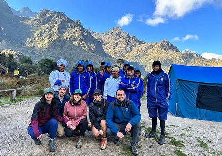 Base camp on the 3rd day of hiking