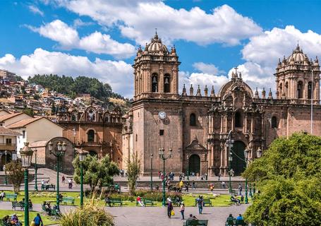 Cusco Cathedral located on the ain square of Cusco town