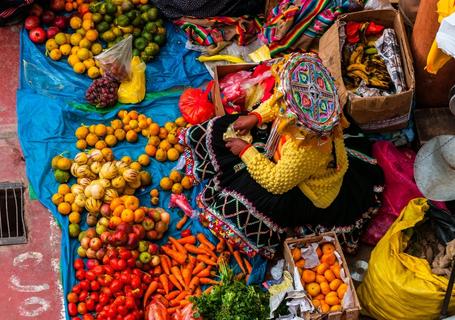 Cusco city walking tours- San Pedro Market