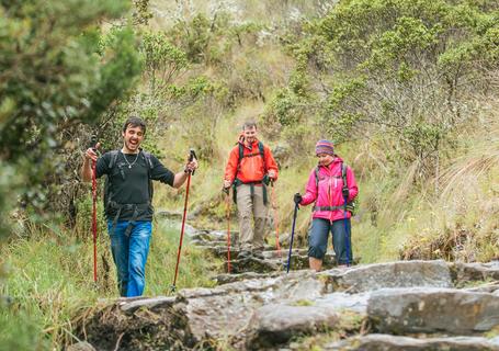 Early hike on the Inca Trail