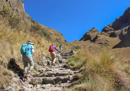 Inca Trail - On route of Warmiwanusca Pass