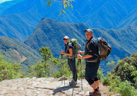 Last segment before arriving at Machu Picchu citadel