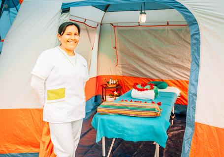 Luxury Inca Trail Massage Tent