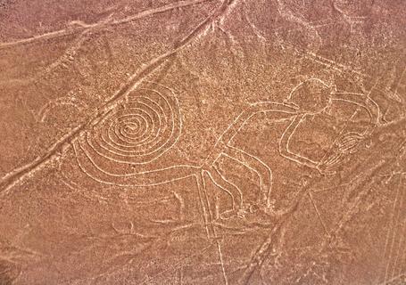 Nazca lines - Monkey shape