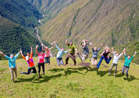 Our entire group enjoyed the trek on the Inca Trail to Machu Picchu.