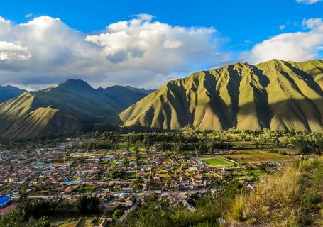 Panoramic View of The Sacred Valley of The Incas