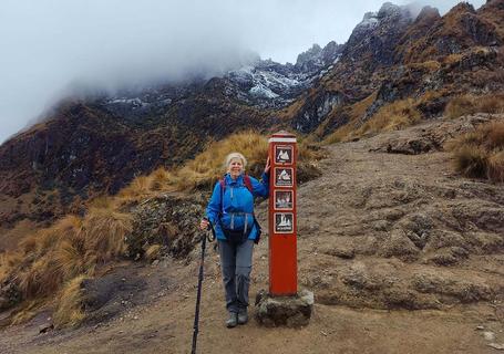 Passenger in the Warmiwañusca pass