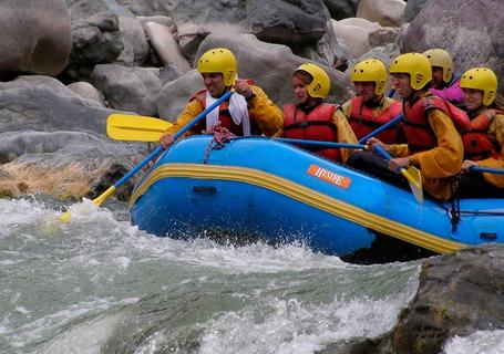 River Rafting and Ziplining at Chuquicahuana