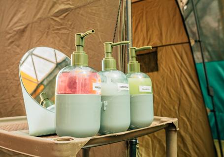 Shower Items on Luxury Inca Trail