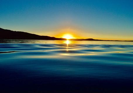 The Lake Titicaca authentic experience like this sunset view