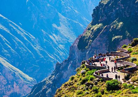 Views of Colca Canyon and Andean Condors