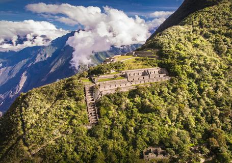 1 Choquequirao Trek - View of the Choquequirao Archaeological Complex