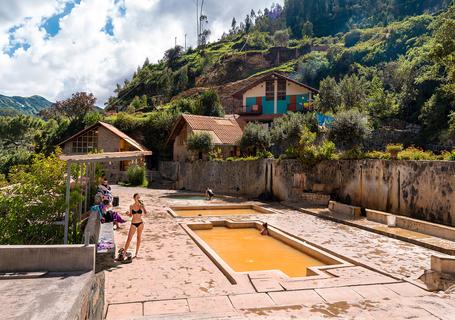 2 Lares Trek -  Local hot springs in Lares