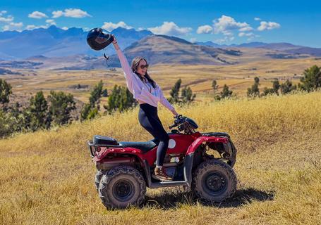 1 Maras Moray ATV - Woman on an ATV