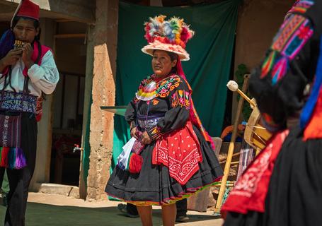 6 Islands Uros Taquile - taquile dancer