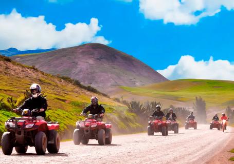 7 Maras Moray ATV - Group on an ATV