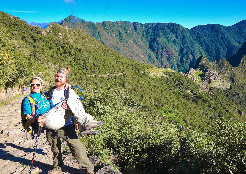 Arriving at Machu Picchu in its glory