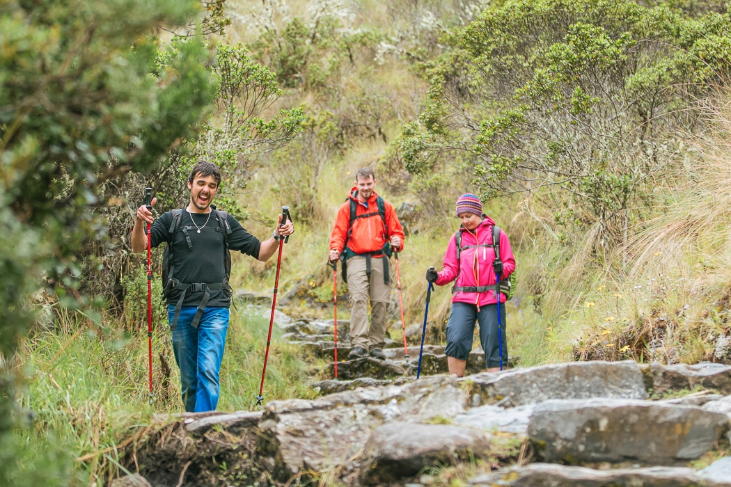 Early hike on the Inca Trail