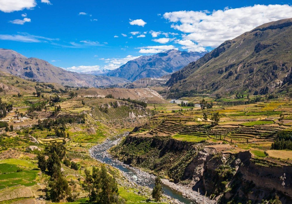 Views of Colca Canyon and Andean Condors