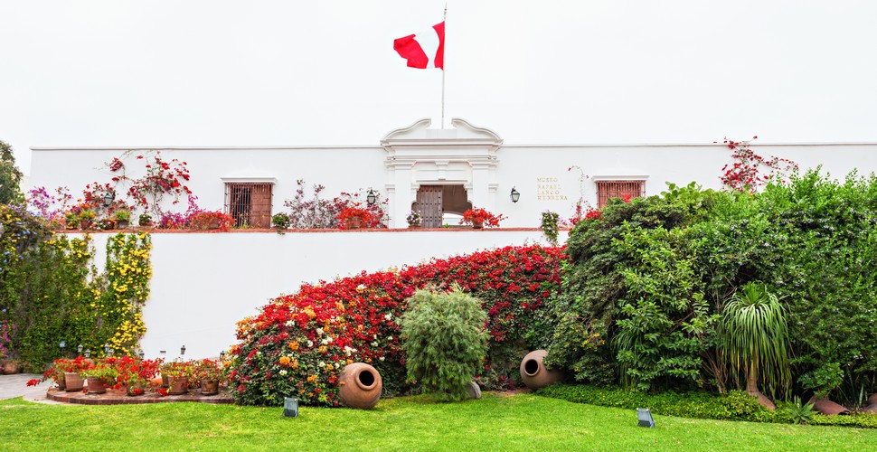 Larco Museum is one of the most impressive museums anywhere in South America. The museum exhibits 5000 years of Peruvian history. It is easy to spend several hours, if not all day at this museum exploring when you travel to Lima Peru.
