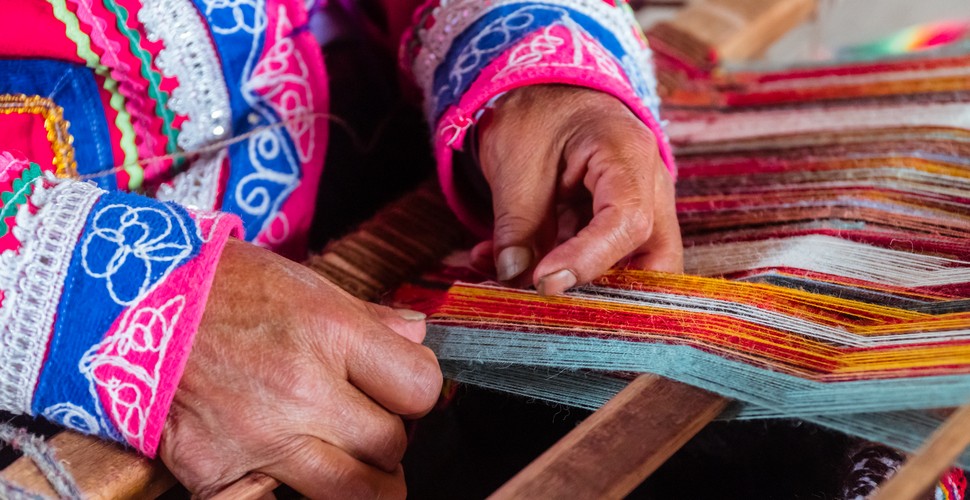 Peruvian textiles are culturally complex. They are the result of different regions of Peru specializing in certain techniques, handed down through the generations. The patterns and motifs of the textiles are markers of wealth and even of marital status, and their designs even reveal where the weavers were from and which community. Find out more on your Cusco Peru tours.