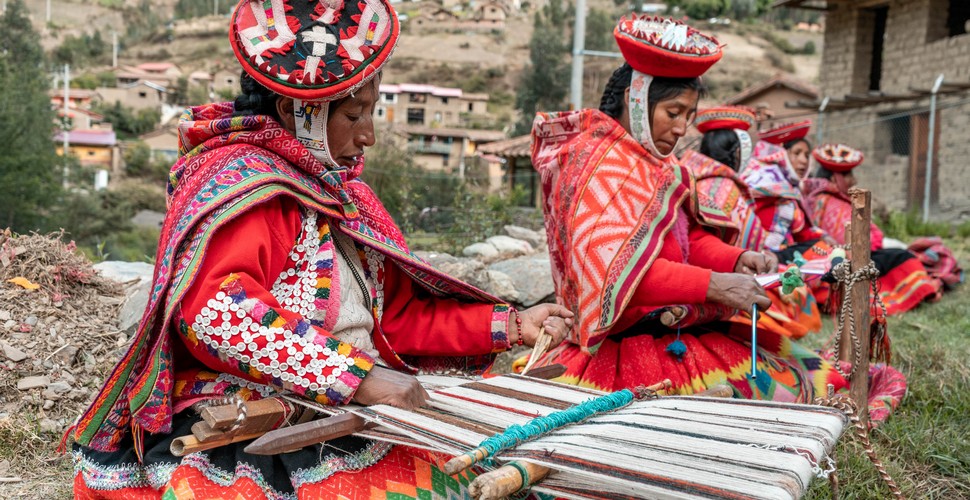 Textiles are an integral cultural tradition in the Andean region of Peru, even dating back to the Incan civilization. It is a unique art form passed down from generation to generation, and each weaving tells a story of the weaver’s life experiences and their natural environment. Visit a weaving community on your Sacred Valley tours from Cusco.