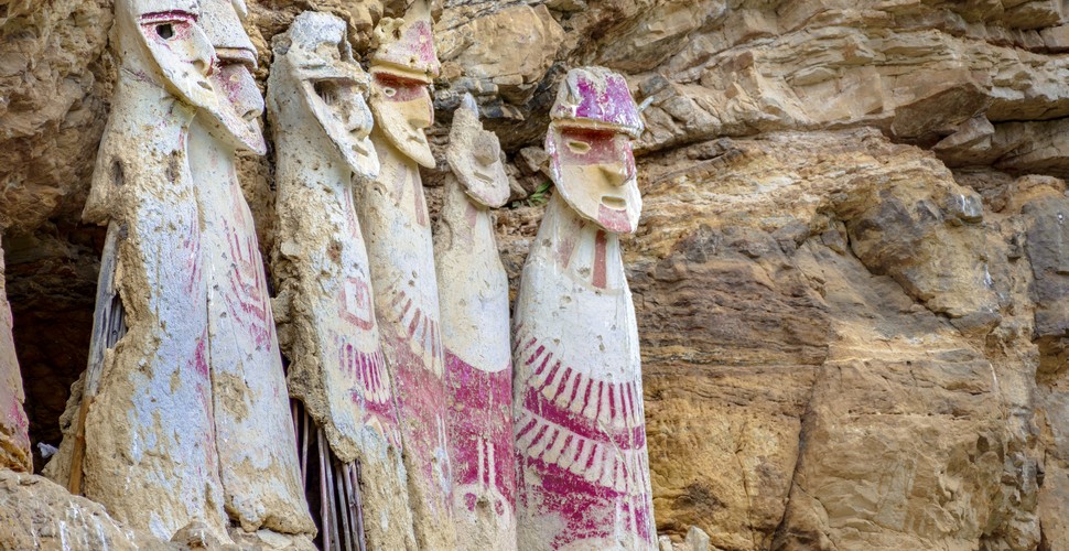 The Sarcophagi of Karajia were super-important for the Chachapoya people. The cult of the dead was esteemed, especially those of higher hierarchy in society. Their leaders had to have eternal peace,  which is why the Chachapoya  created the Sarcophagi of Karajía. See them on Chachapoyas tours.