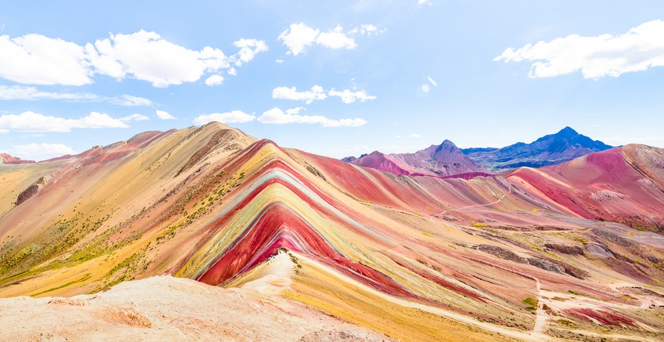 The Rainbow Mountain is found a a really high elevation and many people suffer from altitude sickness. It is important to acclimatize in Cusco before this 1 day hike. It is also a good idea to travel to Rainbow Mountain with a reputable Peru travel agency who Will help should you get into any trouble.