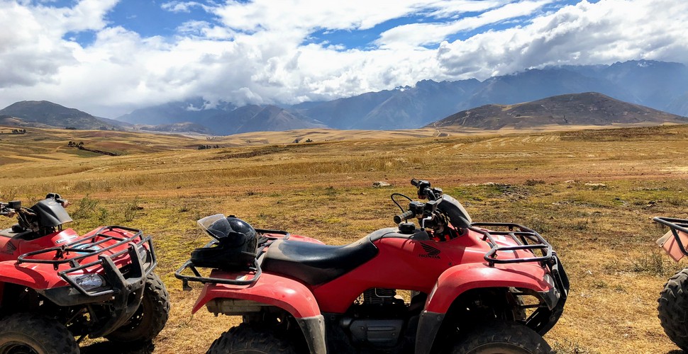 Visiting Maras and Moray on quad bikes is an exciting way to explore the Sacred Valley of the Incas on your Cusco tours. This motorized adventure combines the thrill of off-roading with the opportunity to see some of the more difficult to get to archaeological sites in Peru.  Combine adrenaline and history on this unique tour!