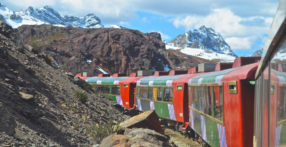 The Ferrocarril Central Andino is a historic railway in Peru that connects the city of Huancayo with the coastal city of Lima. On private tours in Lima, you can escape the city on this train journey to views of the Andes mountains, lush valleys, and towering peaks. 