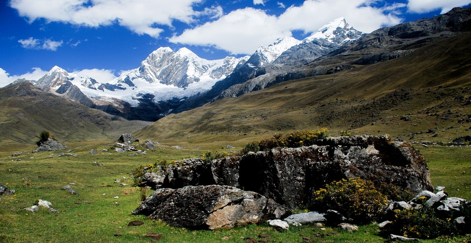 The Huayhuash trek takes around 10 to 12 days to complete It is known for its demanding terrain and high elevations, reaching over 5,000 meters (16,404 feet) above sea level. This Peru adventure trip is usually done in a clockwise direction, starting and ending in the town of Chiquián. 