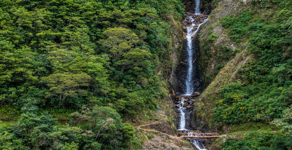 Descending from the high altitudes along The Salkantay Trail to Machu Picchu, you’ll enter the cloud forest. This is a magical environment teeming with life. The dense vegetation, misty atmosphere, and vibrant flora and fauna provide endless photographic opportunities. 