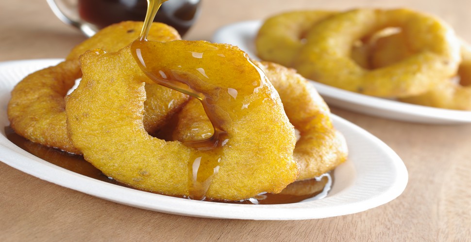 Picarones are a popular Peruvian dessert that is similar to doughnuts. Picarones are typically served hot in The highlands of Peru and are often accompanied by a sweet syrup made from "chancaca" (unrefined cane sugar). Try picarones on a cold evening on your Cusco tours!
