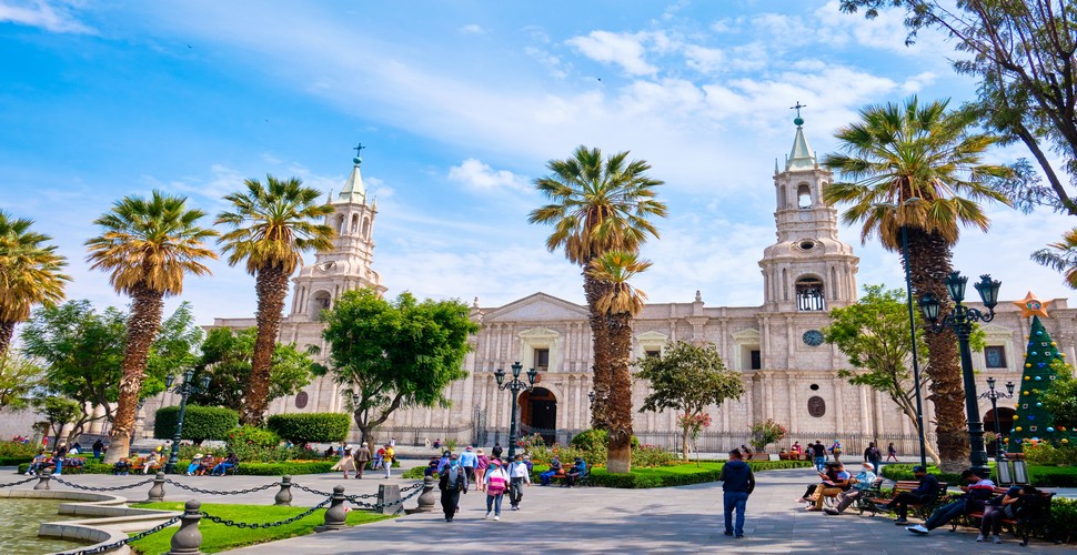  You will usually visit the historic center and the central plaza on Arequipa tours. Arequipa is often called the "White City." The historic center of Arequipa is a UNESCO World Heritage Site, recognized for its well-preserved colonial buildings and architecture.