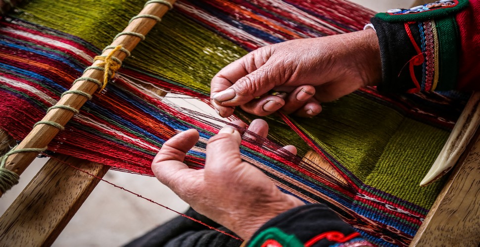 One of the unique aspects of Chinchero textiles is the use of traditional designs and motifs that have been passed down through generations. These designs often have deep cultural and symbolic significance, representing elements of the natural world, Andean cosmovision, and the community's history and traditions. Visit Chinchero on local trips Peru.