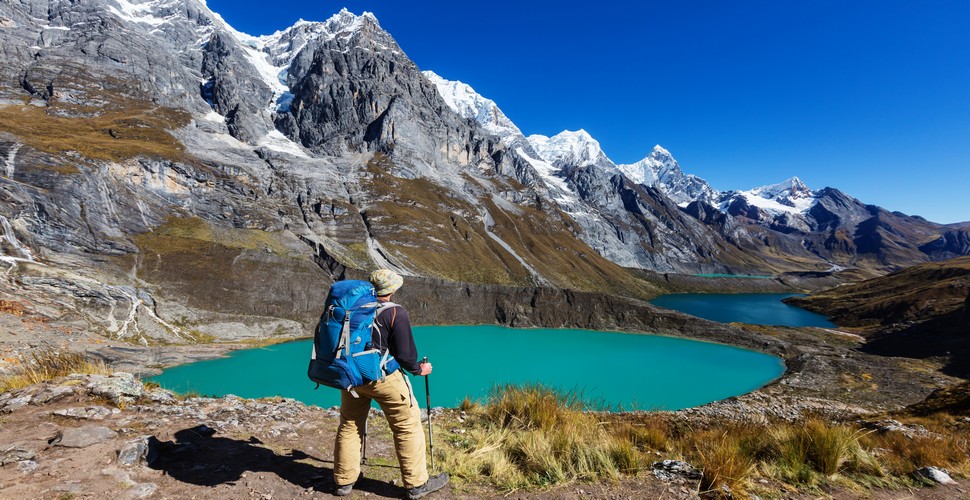 The Santa Cruz Trek is one of the most popular treks in the Cordillera Blanca. This trekking route is known for its stunning mountain scenery and turquoise glacial lakes. Taking your time on this Peru adventure trip allows you to fully appreciate the beauty of the Huascaran National Park.