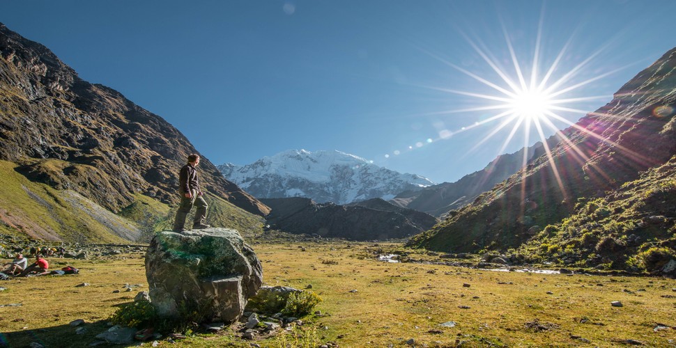 The magnificent Salkantay Mountain on The Salkantay trek is a sacred mountain called an Apu!