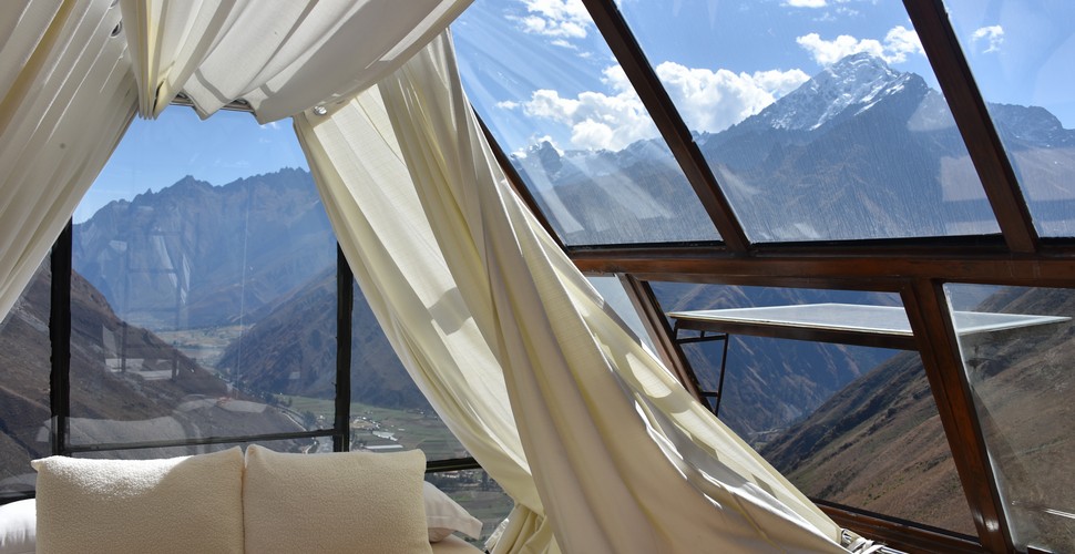 The SkyLodge Suites Luxury Hotel in The Sacred Valley on the way to Machu Picchu