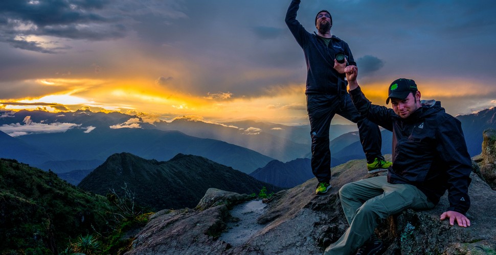 Amazing Inca Trail sunsets!