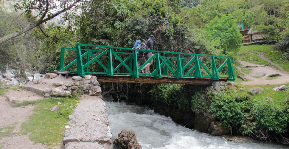 Bridge at The Beginning of The Inca Trail