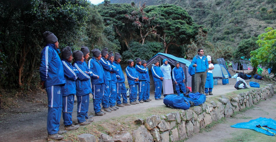 Without our magnificent porters, the Inca Trail to Machu Picchu would be impossible!