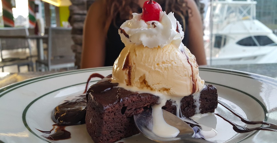 There is nothing like a brownie and ice cream treat after hiking The Inca Trail!