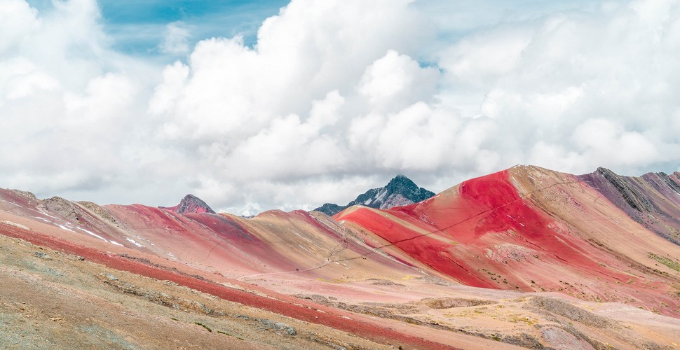 Rainbow Mountain was only recently discovered, as previously it was snow-covered!