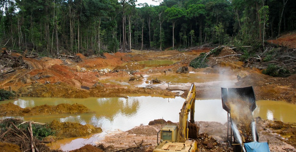 Illegal Mining in The Amazon Rainforest