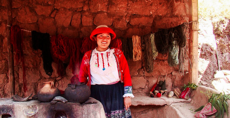 The Weaving Workshop on our Colors of Peru Tour