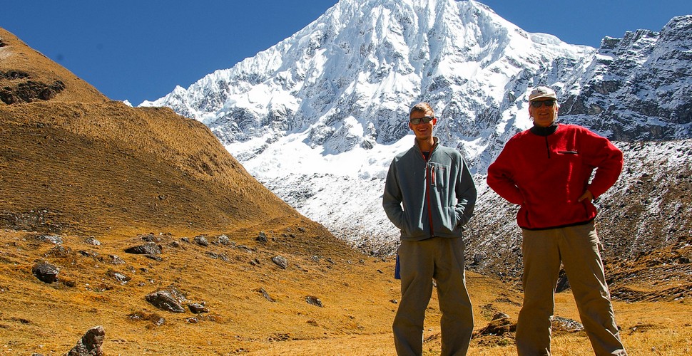 Fit and ready to go hiking along the Salkantay trekking route.