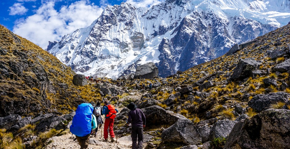 Heading to the Sacred Mountain Salkantay along The Salkantay Trek